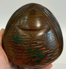 12 0cm miyabi   Muhitsu Miyajima Japanese Traditional Sosaku Kokeshi  Jpn