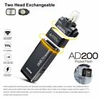 Godox Ad200 200w 2 4g Hss Ttl 1 8000s Pocket Flash Speedlite For Wedding Photo