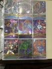 Vintage Marvel Trading Card Lot 160 ct 90s Metal Fleer Ultra X-men Binder Flair