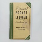Vintage 1954 Farmer s Pocket Ledger John Deere Implement Monmouth Illinois