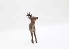 Gorgeous Antique Austrian Vienna Cold Painted Bronze Of Deer