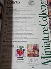 Miniature Collector Magazine Apr 1999 2013 Make A Mini Cloth Doll  Easter Insert
