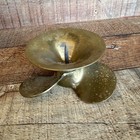 Vintage Nautical Ship Propeller Brass Candle Holder Large Heavy Boat  Seascape