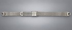 Nos Vintage Kreisler 1 20 10k White Gold Filled Ladies Mesh Watch Band Usa
