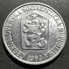 Czechoslovakia - Aluminum Coin 5 Haleru 1963 Socialist Republic  unc