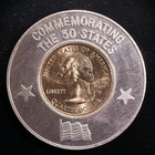 Interesting Encased Quarter - Good For 25   At Scna Coin Show  Greenville  S c 