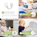 Skyla Homes Baby Safety Locks 8-pack Adjustable Adhesive Cabinet Drawer Straps