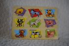 Shanghai Hong Xin Farm Animals 9 Piece Wooden Peg Puzzle 2009