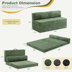 6 Inch Tri-folding Mattress Futon Sofa Bed  Convertible Foldable Mattress Fol   