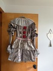 It Pennywise Adult Medium Costume 6 Piece Dress Collar Leg Warmers Halloween