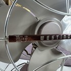 Vintage Mid-century Westinghouse Desk Oscillating Table Fan L12 La 3 Working