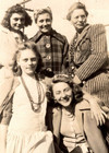 Vintage Photo Old Antique Picture Image Family Beautiful Women Ladies Girls Coat