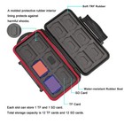 Waterproof Memory Card Case Hard Protector Box Storage Holder Fits Sd tf Cards