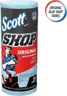 Shop Towel Roll 55 Count Bulk Pack Industrial Absorbent Cleaning Rags