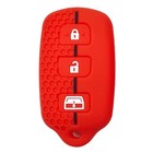 4 Buttons Keyless Remote Holder  Silicone Key Fob Cover For Toyota 1999 Red