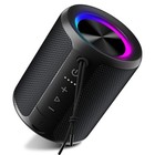 Portable Bluetooth Speaker  Ipx7 Waterproof Wireless Speaker With 20w Black