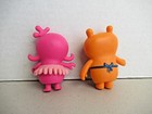 Ugly Dolls Lot Of 2 Mini 2    Mixed Vinyl Figures With Accessory B