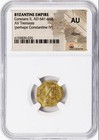 Gold Constans 641-668 Ad  Roman Byzantine Empire 5 5 Av Tremissis Coin  Ncg Au