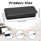 6 Pack Metal Tin Box Containers Small Empty Mini Tin Organizer Storage  From Usa