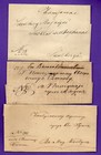 Russia Latvia Lot Of 3 Envelope With Wax Seal 1871-77s Used Volmar 826
