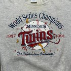 Vintage 1991 Minnesota Twins Mlb World Series Champions Crewneck Sweatshirt 2xl