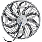 Hiflow Chrome Universal Electric Radiator Cooling Fan  14 Inch