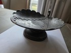 Antique Figural Calling Card Plate Tray Stand Unique Rare Stamped Htf Vintage
