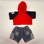 Build A Bear Vintage Snowboard No Rules Hoodie Denim Jeans Teddy Clothes Outfit