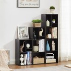 Organizer Bookcase Sets 12 Cube Storage Display Shelf Free Standing 3 Set Wood