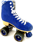 Candi Girl Carlin Blue Lace Up Roller Speed Quad Skates Shoes Women s 4