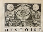 Very Rare Antique Print C  1743 Of Tychonic   Tychonian System - Tycho Brach