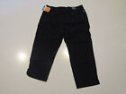 Nwt Womens Columbia Black Straight Leg Capris Pants Lightweight Sz Medium