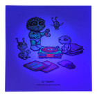 Marq Spusta  lil  Listeners   pearlescent  Mini Print