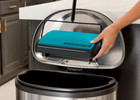 Bissell Easy Sweep Compact Carpet   Floor Sweeper  Manual Operation  Teal  2484a