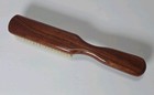 Kent Cashmere Care Cp6 Real Nylon Mix Bristles Dark Wood Clothes Brush England
