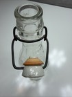 32oz  Vintage 10 Sided Swing Top Glass Bottle With Ceramic Hinged Stopper Gasket