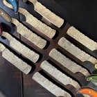9  Twist Damascus Steel Razor Knife Set Of 10 A 23