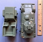 80  Vintage 1970s Timmee 54mm Plastic Toy Army Soldiers Jeep   Armored Scout Car