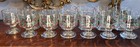 Set Of 13 Retro Arby s Christmas Collection Champagne sherbert Glasses