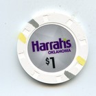 1 00 Chip From The Harrahs Casino Chandler Oklahoma H c