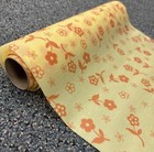 Vintage 70s Rubbermaid Shelf Liner Flower Power Yellow Orange Daisies Usa  1978 