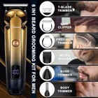 Wahl Usa Stainless Steel Lithium Ion 2 0  Beard Trimmer For Men  Electric Shaver