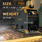 5-in-1 Pro Mig tig stick cut Aluminum Welder  110 220v Dual  Spool Gun Ready