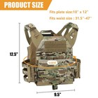 Krydex Jpc2 0 Tactical Plate Carrier W Molle Panel Quick Release Vest Camouflage