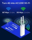 Unlocked Outdoor 4g Lte Cat 4 Modem Router With Sim Card Slot  Ac1200 Wifi  E   