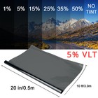 20  X 10ft Uncut Roll Window Tint Film Uv Block 5  Vlt For Car Home Office Glass