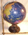 Replogle Globemaster 12  Blue World Globe Art Deco Base