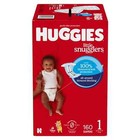 Huggies Little Snugglers Baby Diapers  Size 1  8-14 Lbs   160 Ct