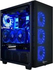 Rosewill Cullinan Mx-red Atx Mid Tower Gaming Pc Computer Case Blue Led Fans