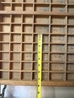 Vintage Printer Drawer Tray Letterpress Type 27 5x17 5     98 Spots   4